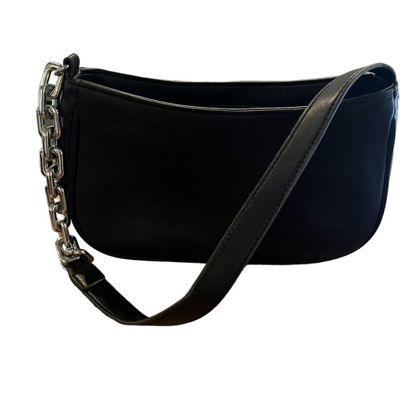 NWOT WORTHINGTON MINI HANDBAG WITH‎ SILVER CHAIN - Picture 1 of 8